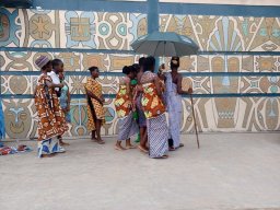 Les acteurs sur scene